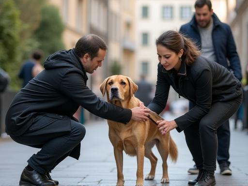 L’équipe de Canis Conseil FR en séance dans la ville de Lyon