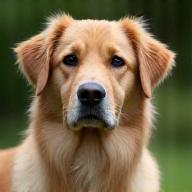 Chien serein avec comportement équilibré